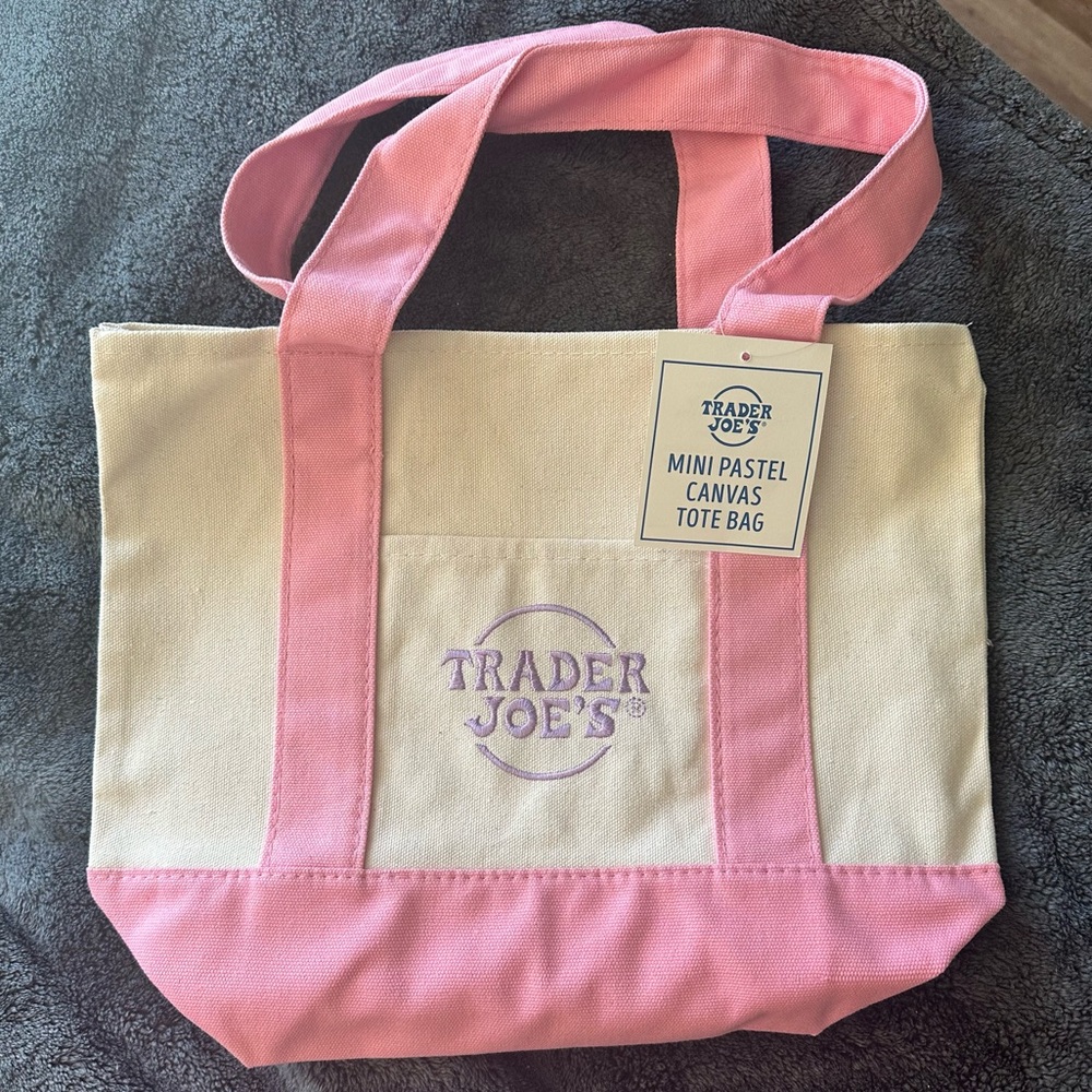 Trader Joe’s Limited Edition Pastel Canvas bag